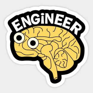 Brainy Engineer Sticker